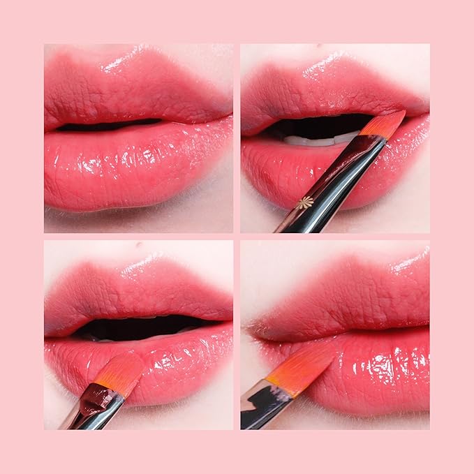 Piccasso 501 Lip Brush – Professional Lip Brush for Precise Lip Gloss & Lip Stain Application, Smooth Color Payoff & Defined Lip Lines, Synthetic Makeup Brush for Clean, Flawless Finish-VivaGrace Women