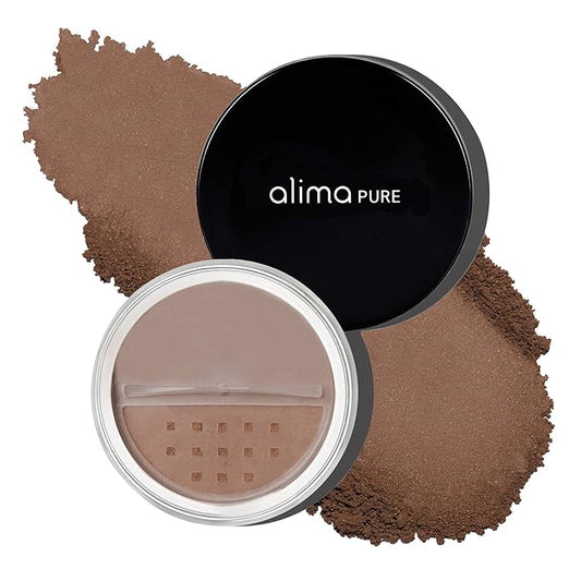 Alima Pure Matte Foundation Loose Mineral Powder Foundation Makeup, Loose Powder Makeup Oil Free Talc Free Powder, Natural Makeup Mineral Foundation Full Coverage Natural Foundation Powder .15 oz/4.5g-VivaGrace Women