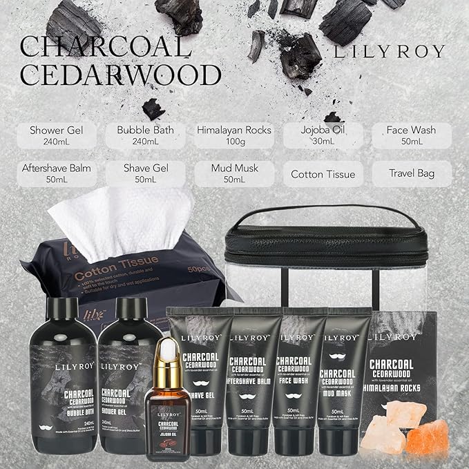 Fathers Day Bath Spa Gift Set Birthday Spa Gift Basket for Men Father's Day Luxury Bath and Body Gift Set for Men for Father 10 Pcs Spa Kit Gifts Set for Christmas Birthday Gift for men-VivaGrace Women