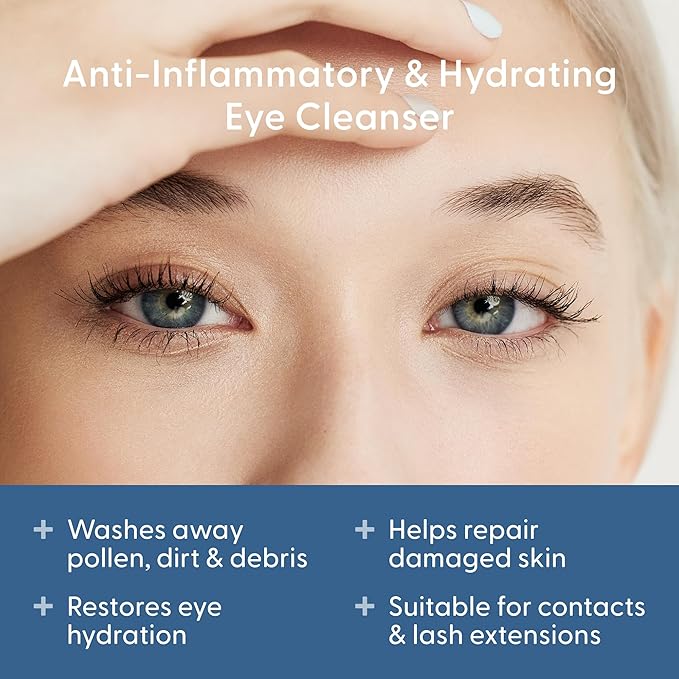 twenty/twenty Easy On The Eyes – 0.02% Hypochlorous Acid Spray to Cleanse Eyelashes – Reduce Eyelid Irritation – Safe for Sensitive Skin – Ophthalmologist Developed–Vegan, Clean Ingredients – 60ml-VivaGrace Women