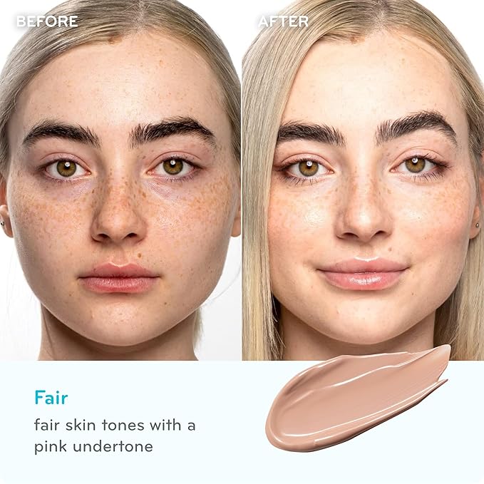 pürlisse Youth Glow Vitamin C CC Cream with SPF 50 - Color Corrector Enriched with Sea Buckthorn, Vitamin C & Hyaluronic Acid - Boosts Radiance & Youthfulness - Paraben-Free - Fair (1.4 oz)-VivaGrace Women