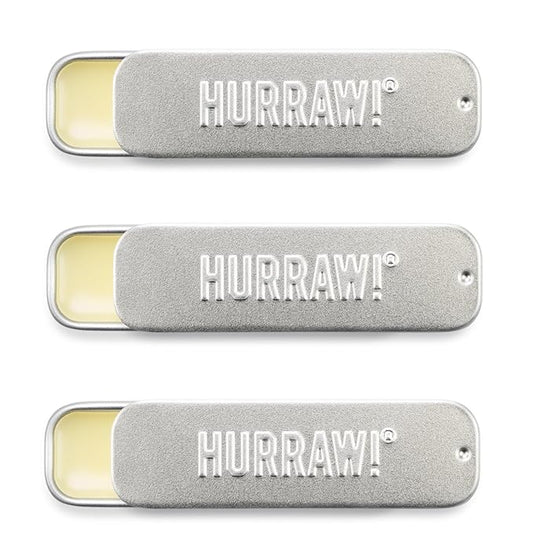 Hurraw! Coconut, Mint, Vanilla Lip Balm Slim Slider Tins, 3 Pack Bundle: Organic, Certified Vegan, Cruelty and Gluten Free. Non-GMO, All Natural Ingredients. Bee, Shea, Soy and Palm Free. Made in USA-VivaGrace Women