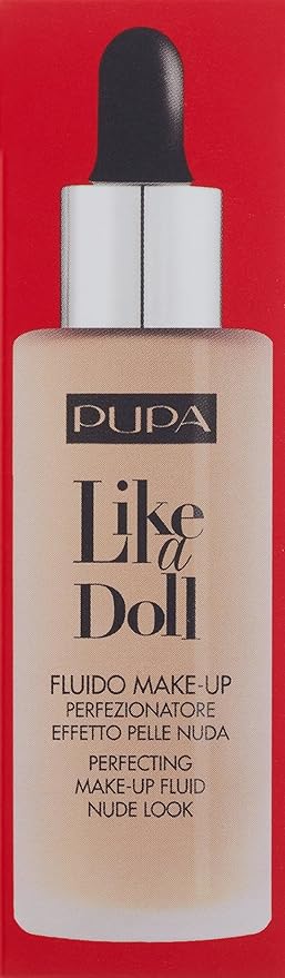 PUPA Milano Like A Doll Perfecting Make-Up Fluid, Sand 30 ml-VivaGrace Women