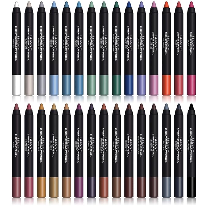 SHANY Multi-Use 30 Colors Chunky Pencil Set, Multi