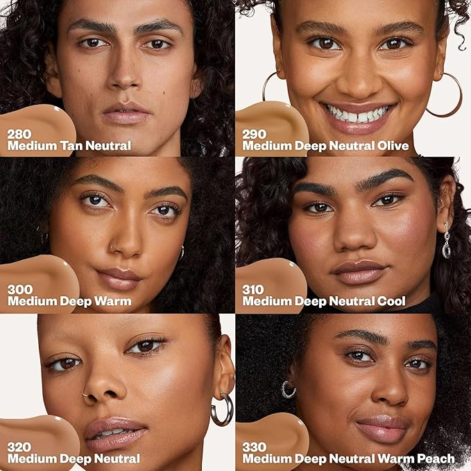 Kosas Revealer Skin-Improving Foundation with SPF 25 Protection - Hydrate, Brighten, Soothe, Plump, Protect Skin - Smoothing Texture, Natural Finish and Clean Formula - Medium Deep Neutral Olive 290-VivaGrace Women