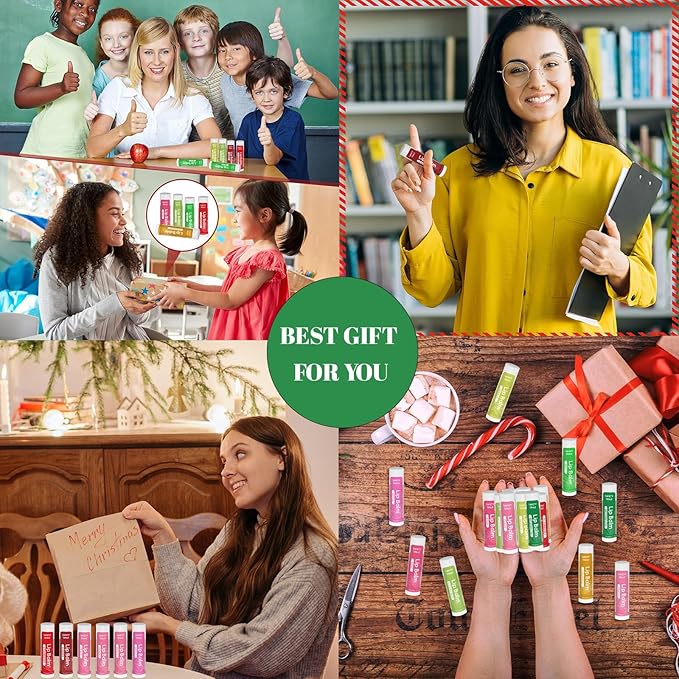 84 Pack Natural Lip Balm Bulk with Vitamin E and Coconut Oil - Moisturizing, Soothing, and Repairing Dry and Chapped Lips - 14 Flavors - Non-GMO-VivaGrace Women