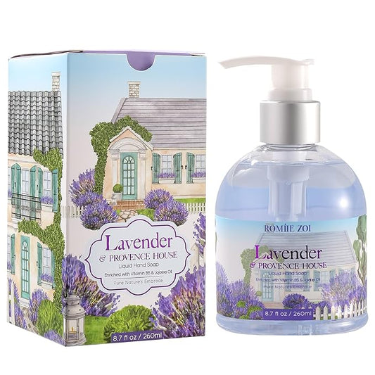 Liquid Hand Soap with Gift Box - Lavender Rosemary- 260ml/ 8.7 fl.oz