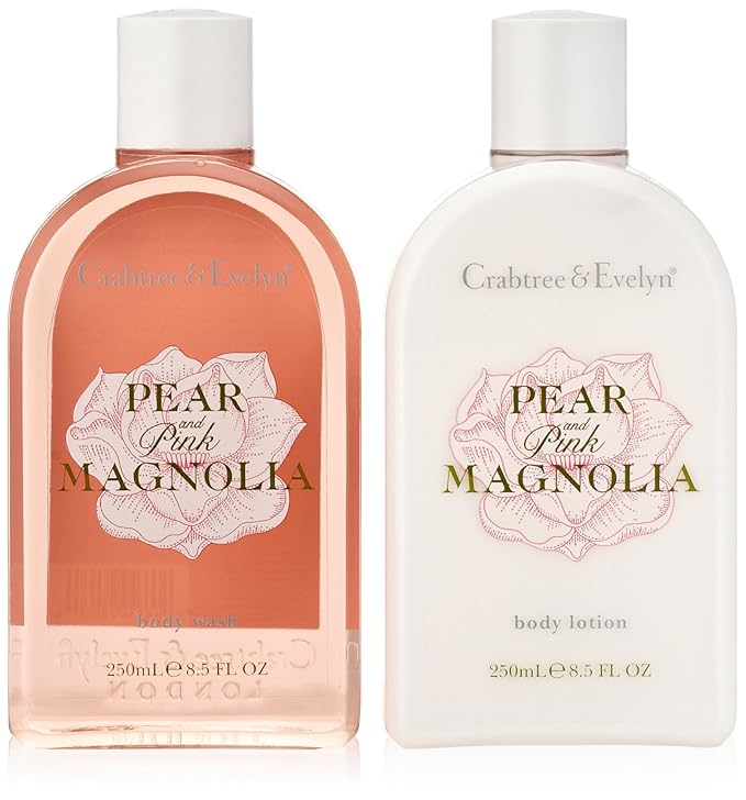 Crabtree & Evelyn Pear and Pink Magnolia Duo-VivaGrace Women