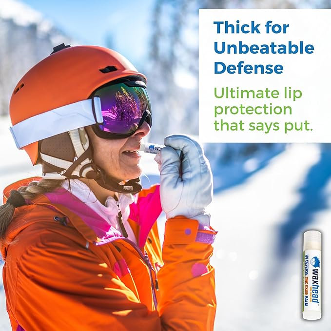 Waxhead Lip Sunscreen Lip Balm with SPF Lip Balm SPF, Zinc Sunscreen Chapstick SPF Chapstick with SPF, Organic Lip Balm with Sunscreen for Lips, Mint Lip Balm-VivaGrace Women