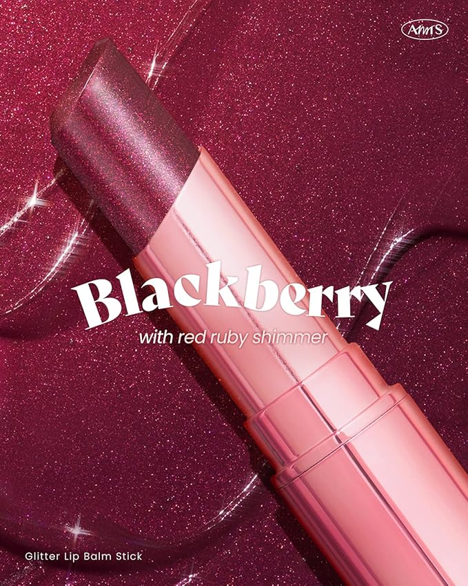 AMTS Tinted Lip Balm - Destiny | Hydrating Glitter Lipstick | Pearl Shimmering Daily Lip Makeup for dry, cracked, chapped lips | korean beauty Moisture Lip Tint-VivaGrace Women