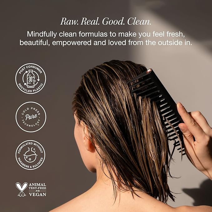 Raw Sugar Scalp Restore Hair Care Bundle, Shampoo and Conditioner Set with Jojoba, Aloe and Niacinamide, Formulated without Sulfates + Parabens-VivaGrace Women