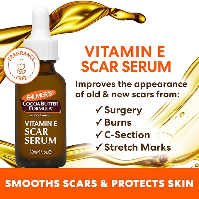 Palmer's Vitamin E Mom's Skin Healing Body Care Kit, Pregnancy and Postpartum Essentials Includes Body Oil, Scar Serum and Concentrated Body Cream-VivaGrace Women