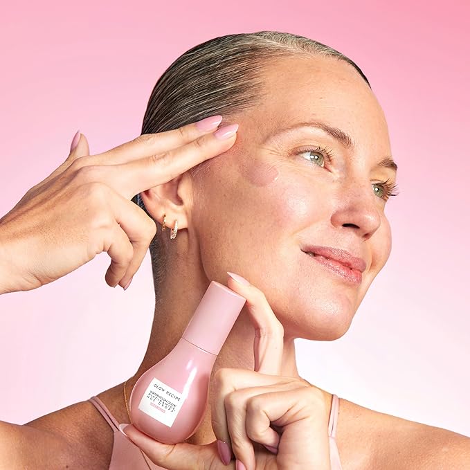 Glow Recipe Hue Drops Tinted Face Serum - Illuminating Glow Drops to Brighten & Hydrate - Skincare Makeup Primer & Liquid Highlighter to Blur Pores for a Radiant, Even Skin Tone - Rosy Glow (40ml)-VivaGrace Women