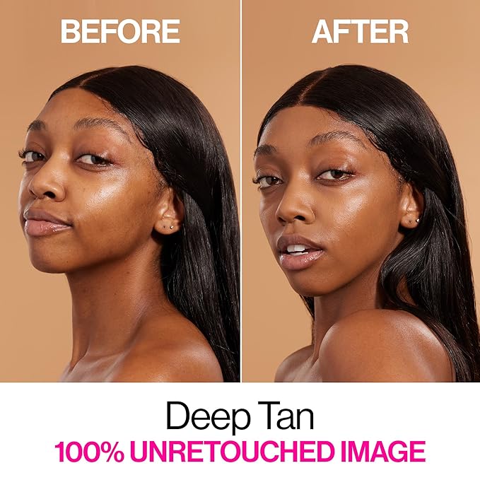 wet n wild Bare Focus Skin Tint, 5% Niacinamide Enriched, Buildable Sheer Lightweight Coverage, Natural Radiant Finish, Hyaluronic & Vitamin Hydration Boost, Cruelty-Free & Vegan - Deep Tan-VivaGrace Women