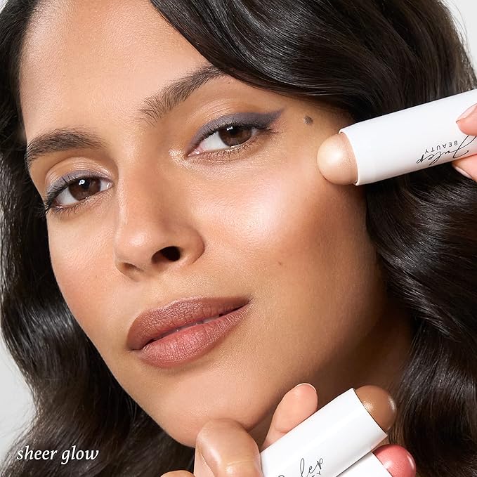 Julep Skip the Brush 3-in-1 Color Stick for Eyes, Cheeks, and Lip Trio Muted Mauve, Neutral Bronze, Sheer Glow-VivaGrace Women