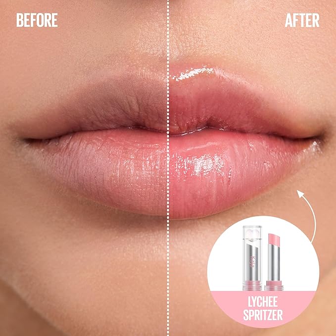 Kaja Juicy Glass Lip Balm | Plumping, Hydrating, Korean Lip Balm, Moisturizing Lip Care, 24hrs Long-lasting Hydration, Nourishing Lip Care | Lychee Spritzer, 0.15 oz.-VivaGrace Women