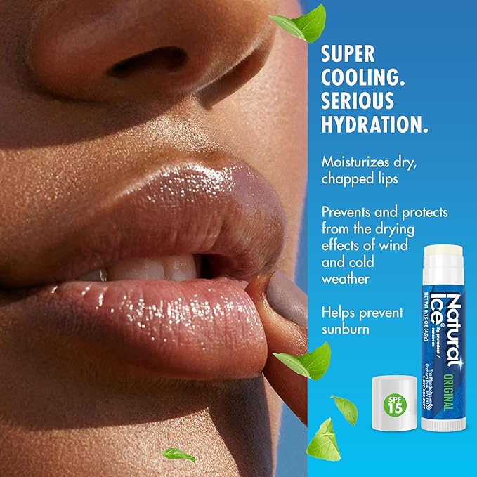Natural Ice Original SPF 15 Medicated Lip Balm - 12 Count Pack-VivaGrace Women