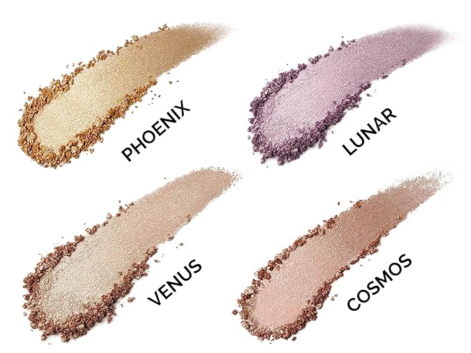 Aesthetica Starlite Highlighter - Metallic Shimmer Highlighting Makeup Powder - Lunar (Shimmering Lavender)-VivaGrace Women