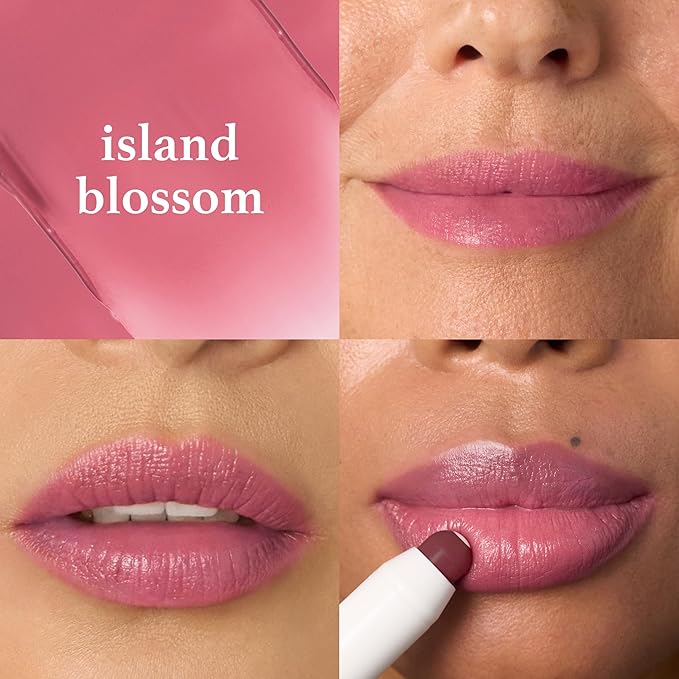 Julep It's Balm: Tinted Lip Balm + Buildable Lip Color - Island Blossom - Natural Gloss Finish - Hydrating Vitamin E Core - Vegan-VivaGrace Women