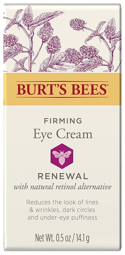 Burt's Bees Renewal Smoothing Eye Cream, Firming Eye Cream, 0.58 Ounce-VivaGrace Women