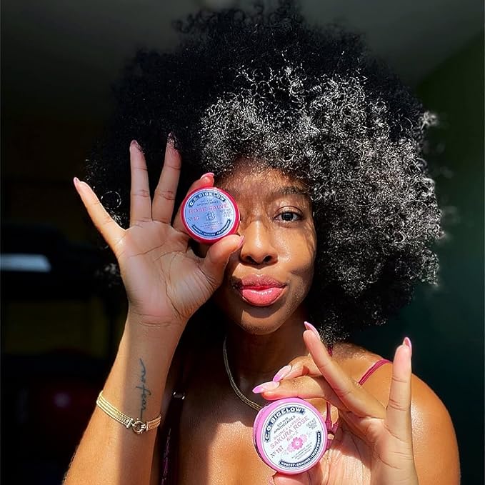 C.O. Bigelow All Purpose Salve Lip Balm Tins, Sakura Rose Salve Pack of 3 for Chapped Lips & Dry Skin - Moisturizing Lip, Cuticle and Skin Salves, 0.8 oz each-VivaGrace Women