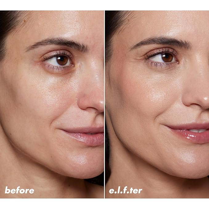 e.l.f. Halo Glow Skin Tint SPF 50, Tinted Moisturizer For Light, Buildable Coverage, Creates A Natural Glow, Vegan & Cruelty-Free, 6 Light Cool-VivaGrace Women