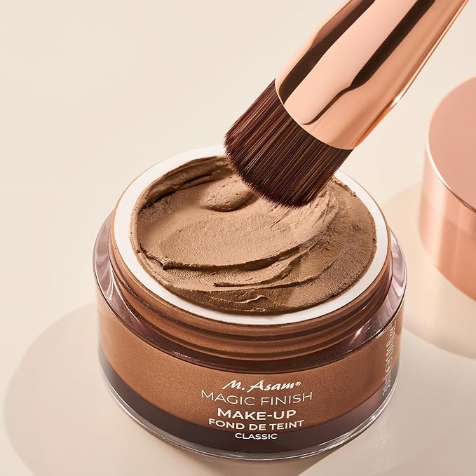 M. Asam FOUNDATION BRUSH (1 piece) - Foundation Brush for Liquid Makeup or any other type of foundation, Makeup Brush, Flawless Face Application-VivaGrace Women