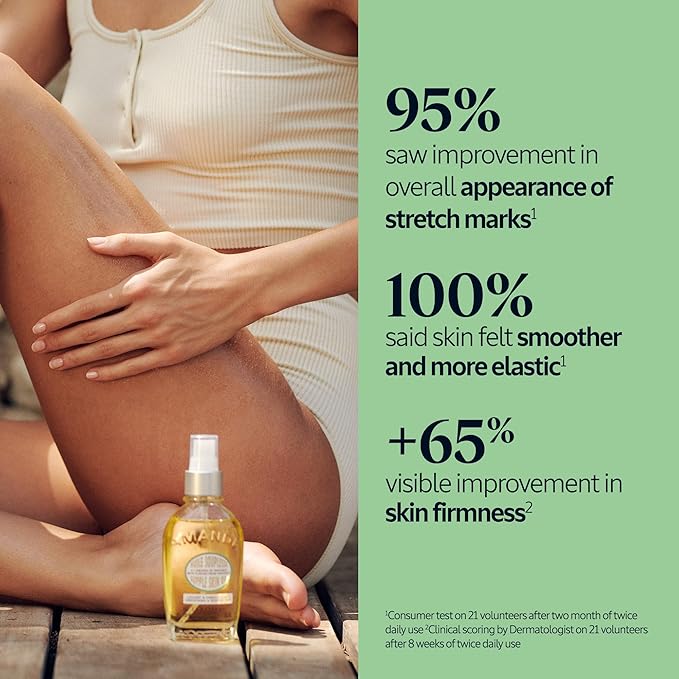 L'OCCITANE Supple Skin System: Hydrate & Soften, Almond Oil Infused Trio Featuring Almond Supple Skin Oil, Almond Shower Oil, and Almond Delicious Hand & Nail Care Lotion, Bath and Body Gift Set-VivaGrace Women