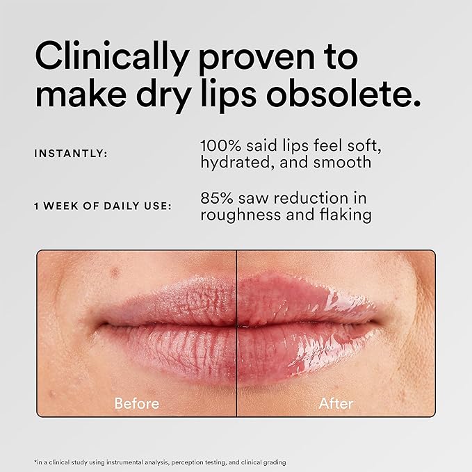 Experiment Softwear Smoothing Lip Treatment - 24hr Hydration with Squalane, Glycerin & Pomegranate Sterols - Intensive Moisture & Repair for Extra Dry, Flaky Lips - Vegan Lip Balm, .34 FL OZ-VivaGrace Women