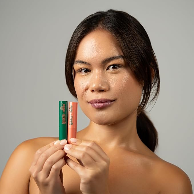 Dr. PawPaw Wicked Enchanting & Glimmer Lip Balm Duo - Moisturizing, Tinted Lip Balm for Women - Vegan, Nourishing, Hydrating - 2 pc-VivaGrace Women