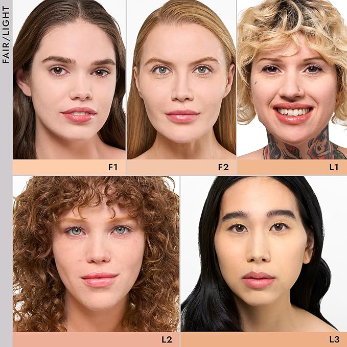 COVER FX Pressed Mineral Foundation - Shade F1 - Weightless Powder Foundation - Buildable Light to Full Coverage - Matte Finish - All Skin Types-VivaGrace Women