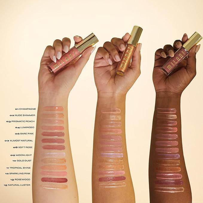 Milani Keep It Full Nourishing Lip Plumper - Moonlight (0.13 Fl. Oz.) Cruelty-Free Lip Gloss for Soft, Fuller-Looking Lips-VivaGrace Women