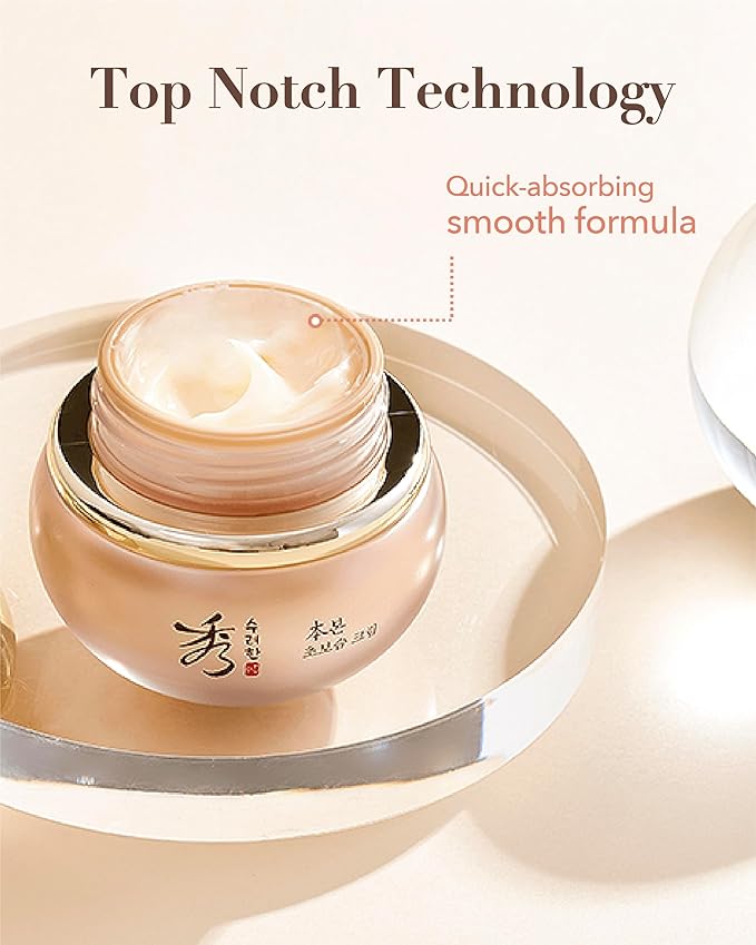 Sooryehan BON Extra Moisture Cream (1.7fl oz) - Premium Skin Moisturizer for Skin Barrier Night Repair, Red Ginseng | Korean Skincare-VivaGrace Women