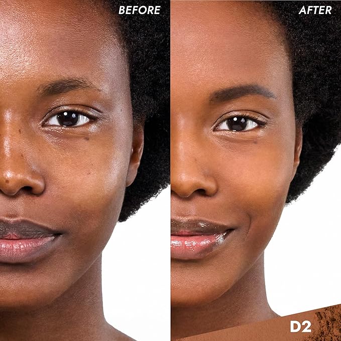 COVER FX Pressed Mineral Foundation - Shade D2 - Weightless Powder Foundation - Buildable Light to Full Coverage - Matte Finish - All Skin Types-VivaGrace Women