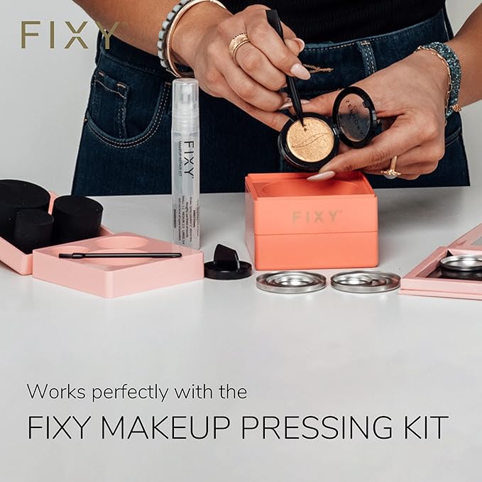 FIXY Makeup Repair Spray - Revive & Restore Pressed Powders, Eyeshadow, Blush, Bronzers & Highlighter | Retains Color | 4oz Vegan Solution, Fragrance-Free, Paraben-Free-VivaGrace Women