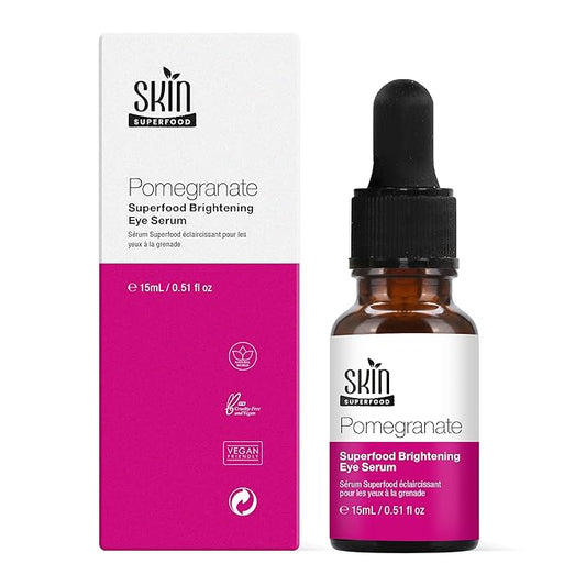 Pomegranate Superfood Brightening Oily Eye Serum 100% Natural and Vegan 0.53 Fl Oz (15ml)-VivaGrace Women