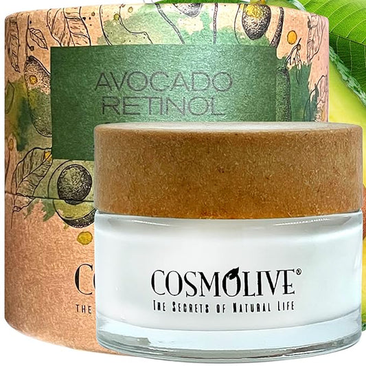 Retinol Cream for Face with Avocado Oil - Natural Moisturizer Face Cream, Smooth Skin Formula - 1.6 fl. Oz-VivaGrace Women