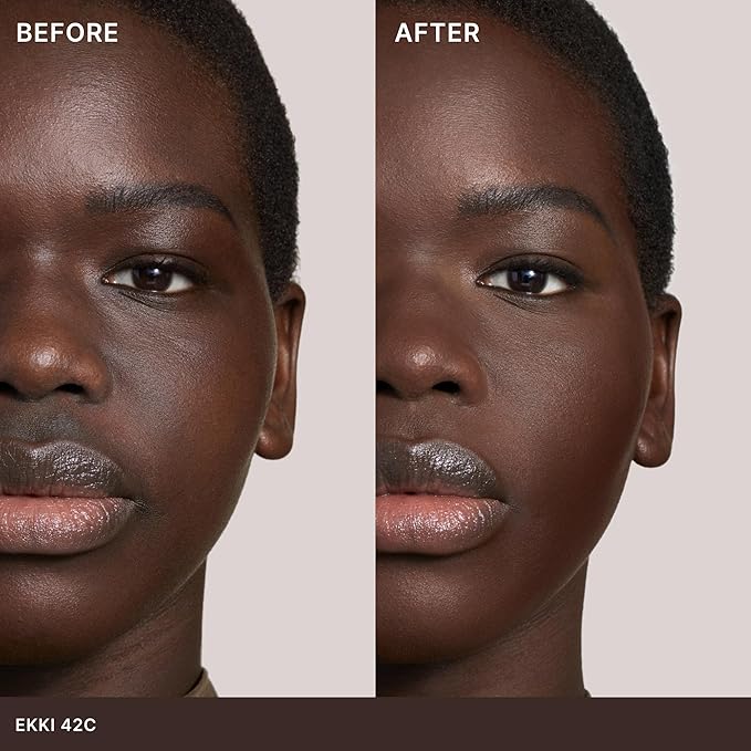 ILIA - Skin Rewind Complexion Stick - Foundation + Concealer + Skincare | Non-Toxic, Vegan, Cruelty-Free, Clean Makeup (42C - Ekki, 0.35 oz | 10 g)-VivaGrace Women