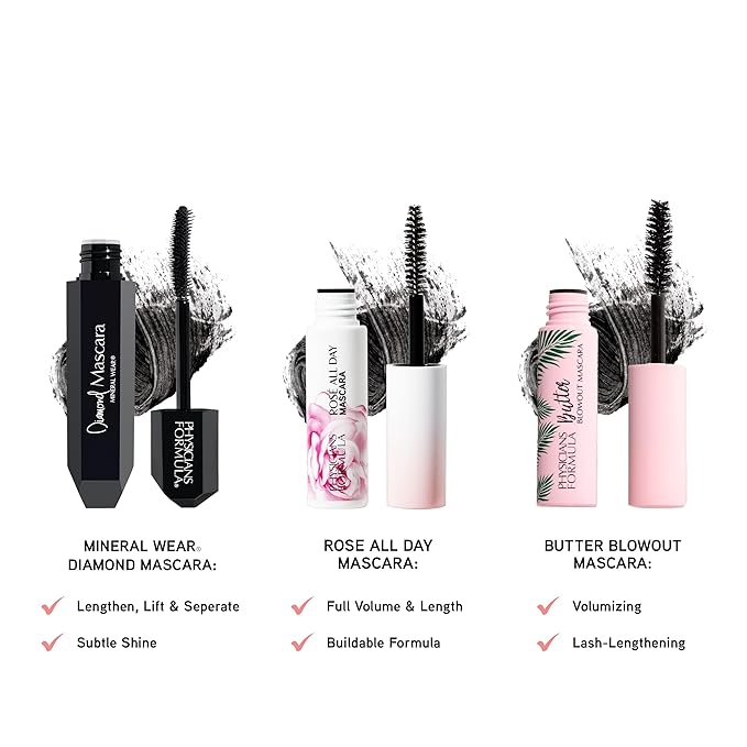 Physicians Formula Holiday Makeup Sets The Greatest Hits Diamond Collection | Mascara, Lip Plumper, Eyeshadow Christmas Gift-VivaGrace Women