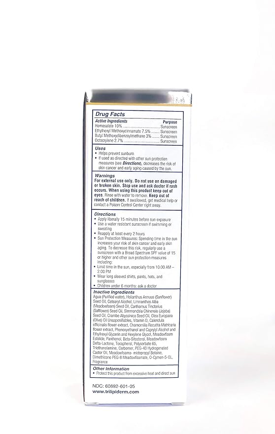 Trilipiderm All-Body Moisture Retention Crème Broad Spectrum SPF 30 with Vitamin D – 2-PACK of Travel-Size 3 Ounce Tubes – Plant-Based All-Day Hydration, Sunscreen for Body and Face-VivaGrace Women