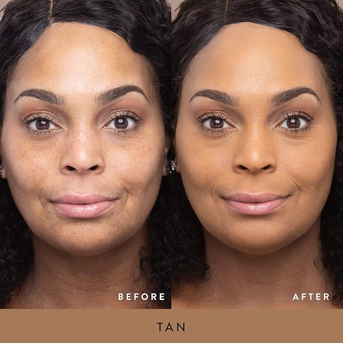 LAURA GELLER Double Take Liquid Foundation | Medium to Full Coverage, Natural Matte Finish, Tan-VivaGrace Women