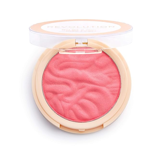 Revolution Beauty, Blusher Reloaded, Pressed Powder Face Blusher, Highly Pigmented & Long Lasting Formula, Lovestruck, 0.26 Oz.-VivaGrace Women