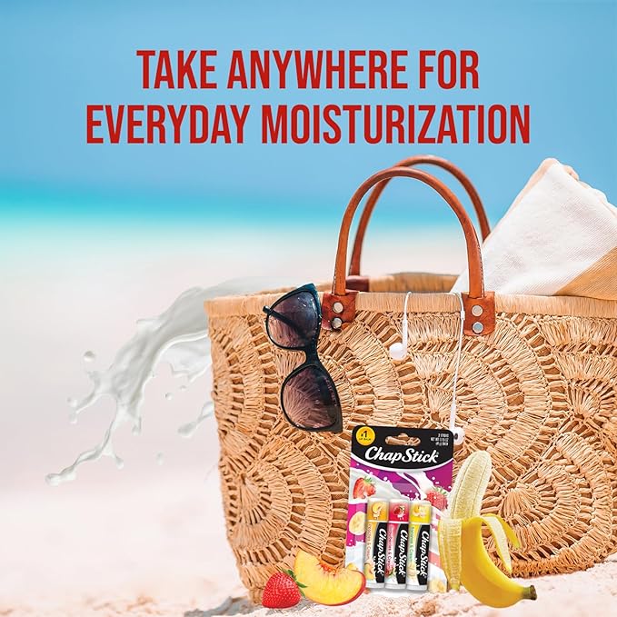 ChapStick Lip Balm, Sweet & Fruity Flavors + SPA & Classic Collections, 18-Pack – Includes Strawberry Remix, I Love Summer & Tropical Paradise & More, Birthday Gifts, Party Favors, 0.15 Oz-VivaGrace Women