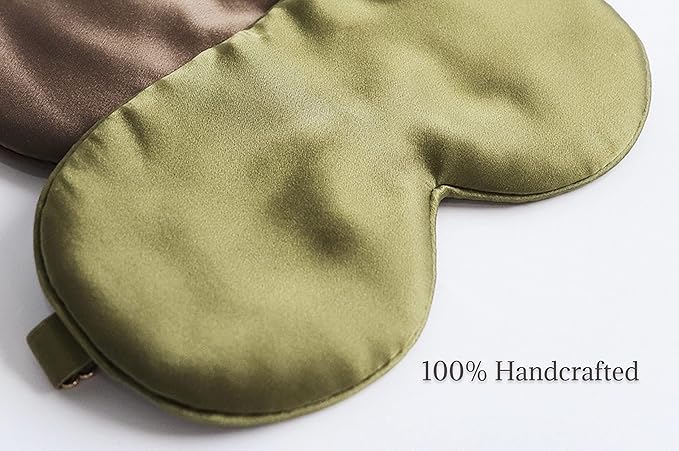 Premium 25 Momme Mulberry Silk Eye Mask for Sleeping (Jungle)-VivaGrace Women