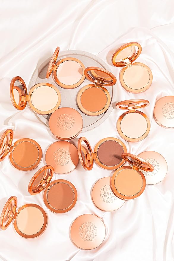 YENSA Super Serum Silk Powder Foundation - Matte Foundation Makeup to Blur and Smooth Pores - Provides a Radiant and More Even Skin Tone for a Natural, Healthy Glow - Tan 1 (0.35 oz)-VivaGrace Women