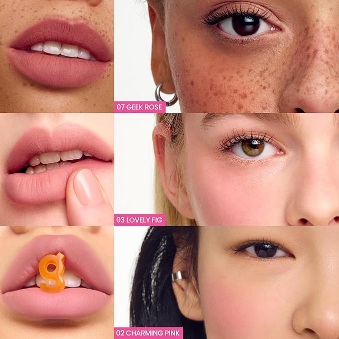 COLORGRAM NUDE BLUR TINT 05 VINTAGE RED | Soft Velvet Matte Lip Stain & Cheek Tint | Lightweight Blurring Tint for a Smooth & Airbrushed Finish | 24H Hydration, Long-Lasting & Non-Sticky Formula-VivaGrace Women