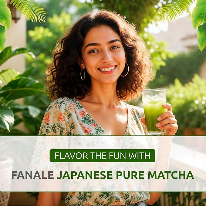 Fanale Premium Japanese Pure Matcha Bubble Tea Flavoring Powder | Perfect for Baking, Smoothies, Desserts and Drinks | Instant Flavoring Powder for Boba Milk Tea - 2.2 Pounds (Pack of 1).