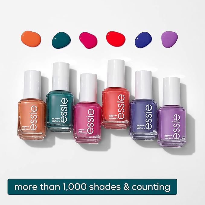 essie Nail Polish, Salon-Quality Green Nail Polish, UnGuilty Pleasures, Vegan, Caught In The Rain, 0.46 fl oz