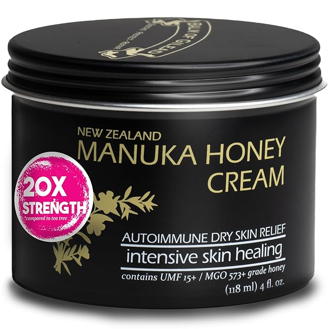 BALM OF GILEAD Manuka Eczema Honey Cream - Moisturizer for Sensitive Skin, Eczema, Psoriasis & Dermatitis - Manuka Honey Ointment, Grassfed Tallow-VivaGrace Women