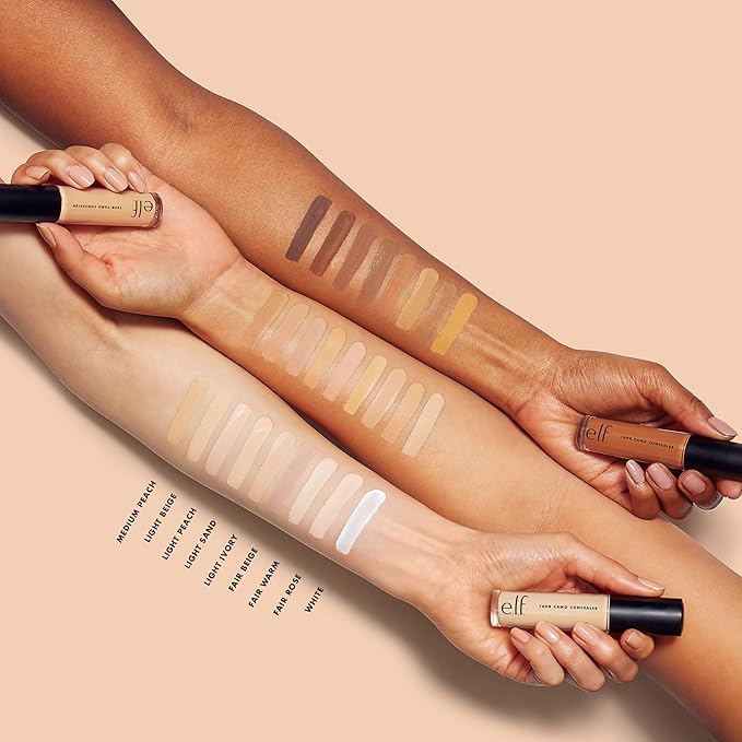 e.l.f. 16HR Camo Concealer, Full Coverage & Highly Pigmented, Matte Finish, Rich Cocoa, 0.203 Fl Oz (6mL)